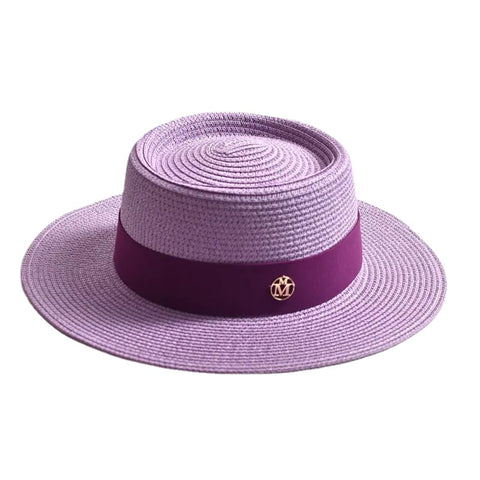 Summer Straw Sun Hats Brim Ribbon Beach Hat Travel Dress Cap