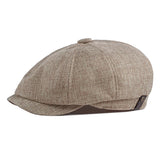 NEWBLOM Vintage Women Flat Brim Adjustable Beret Newsboy Hats