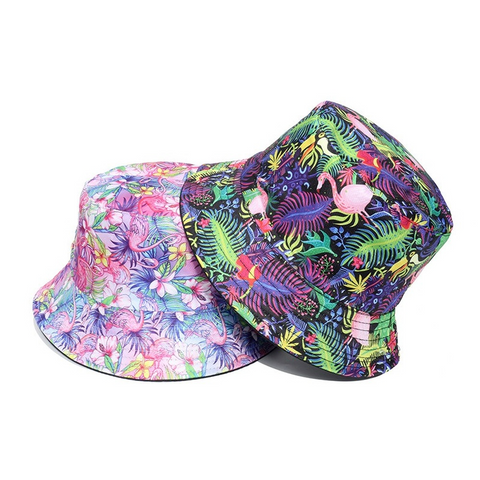 Flower Print Fisherman Hat for Women