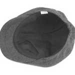 Wool Newsboy Caps Men Herringbone Flat Caps Gatsby Cap