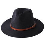 Panama Soft Shaped Straw Hat Summer Wide Brim Fedora Hat