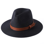 Panama Soft Shaped Straw Hat Summer Wide Brim Fedora Hat