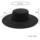 Women's Fedora Hat Winter Wool Derby Wedding Jazz Hats