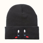 Casual Beanies Skullies KIRBYS Lovely Face Embroidery Knitted Hat