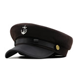 Casual Summer Military Caps Woman Cotton Beret Flat Hats Captain Cap