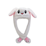 Cute Girls Boy Wrap Warm Dancing Rabbit Ear Hat