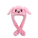 Cute Girls Boy Wrap Warm Dancing Rabbit Ear Hat