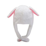 Cute Girls Boy Wrap Warm Dancing Rabbit Ear Hat