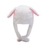 Cute Girls Boy Wrap Warm Dancing Rabbit Ear Hat