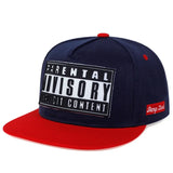 ADVISORY Cap Men Women Adjustable Hip Hop Baseball Cap