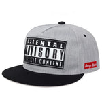 Fashion ADVISORY Cap Men Women Adjustable Hip Hop Baseball Cap