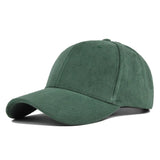 Adjustable Suede Baseball Caps Solid Retro Snapback Hip Hop Hat