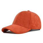 Adjustable Suede Baseball Caps Solid Retro Snapback Hip Hop Hat