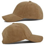 Adjustable Suede Baseball Caps Solid Retro Snapback Hip Hop Hat