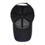 Men Baseball Cap Casual Distressed Washed Cotton Letter Embroidered Cap