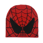 Gothic Spider Web Jacquard Beanie Y2K Unisex Skull for Women Men's Hip Knit Hat