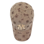 MY Embroidery Letter Baseball Cap Hip Hop Snapback Hat