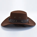 Western Cowboy Hats Vintage Big-edge Gentleman Cowgirl Jazz Hat