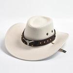 Western Cowboy Hats Vintage Big-edge Gentleman Cowgirl Jazz Hat