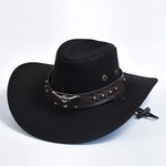 Western Cowboy Hats Vintage Big-edge Gentleman Cowgirl Jazz Hat