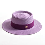 Summer Straw Sun Hats Brim Ribbon Beach Hat Travel Dress Cap