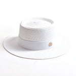 Summer Straw Sun Hats Brim Ribbon Beach Hat Travel Dress Cap