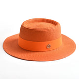 Summer Straw Sun Hats Brim Ribbon Beach Hat Travel Dress Cap