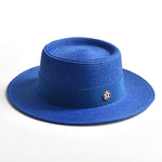 Summer Straw Sun Hats Brim Ribbon Beach Hat Travel Dress Cap