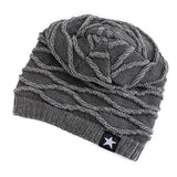 Unisex Slouchy Winter Knitted Hats Warm Beanie Cap