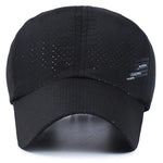 Quick Dry Baseball Cap Outdoor Sports Mesh Breathable Hat