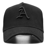 Baseball Cap Letter A Embroidery Snapback Hat Cotton