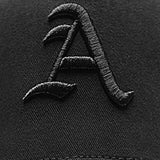 Baseball Cap Letter A Embroidery Snapback Hat Cotton