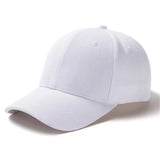 Casual Plain Baseball Cap Adjustable Snapback Hats