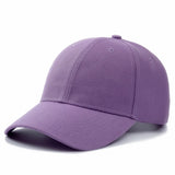 Casual Plain Baseball Cap Adjustable Snapback Hats