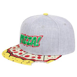 Eye PIZZA Embroidery Hip-hop Hats Adjustable Baseball Cap