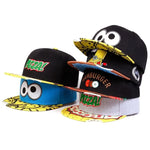 Eye PIZZA Embroidery Hip-hop Hats Adjustable Baseball Cap