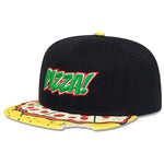 Eye PIZZA Embroidery Hip-hop Hats Adjustable Baseball Cap