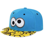 Eye PIZZA Embroidery Hip-hop Hats Adjustable Baseball Cap