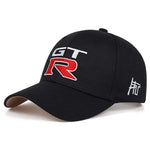 Unisex GTR Letter Embroidery Adjustable Baseball Caps