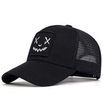 Unisex Ghost Face Embroidery Baseball Net Caps