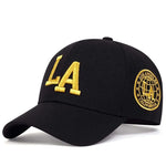 Unisex LA Leter Embroidery Snapback Baseball Caps