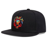 Unisex Lion Crown Embroidery Hip-hop Hats