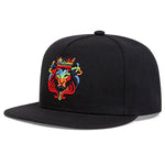 Unisex Lion Crown Embroidery Hip-hop Hats