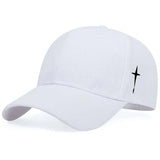 Unisex Simple Cross Water Drop Embroidery Baseball Caps