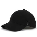 Unisex Simple Cross Water Drop Embroidery Baseball Caps