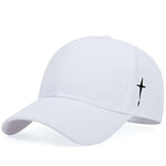 Unisex Simple Cross Water Drop Embroidery Baseball Caps