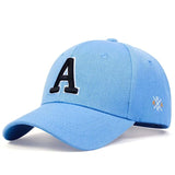 Unisex Simple Letter A Embroidery Baseball Caps