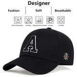 Unisex Simple Letter A Embroidery Baseball Caps