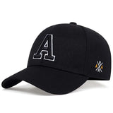 Unisex Simple Letter A Embroidery Baseball Caps