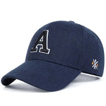 Unisex Simple Letter A Embroidery Baseball Caps